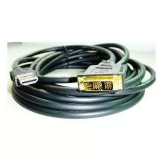 HDMI-DVI kábel 1,8m,M/M árnyalatú, aranyozott érintkezőkkel 1.3