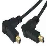 PremiumCord HDMI A - HDMI A M/M 15 méteres kábel, forgó