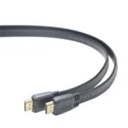 PremiumCord HDMI High Speed   Ethernet lapos kábel, aranyozott csatlakozók, 3m