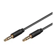 PremiumCord kábel Jack 3,5 mm-es 4 tűs M/M, 2m