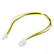PremiumCord tápkábel hosszabbító. P4(4tűs) 34cm