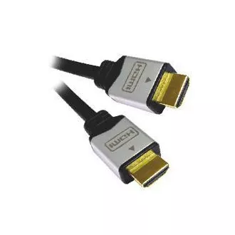 PremiumCord HDMI kábel M/M, arany és fém HQ, 3m PremiumCord HDMI kábel M/M, arany és fém HQ, 3m