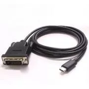 PremiumCord USB-C-DVI kábel, FullHD@60Hz, 1,8 m, 1.8m