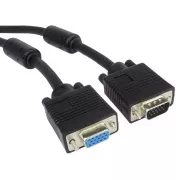 PremiumCord SVGA, DDC2, 2x ferrit, 3xCoax 8drót, 2m