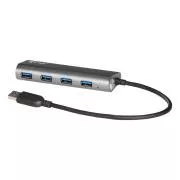 i-tec USB 3.0 fém töltő HUB 4 csatlakozóval