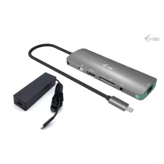 i-tec USB-C fém nano dokkolóállomás 4K HDMI LAN, Power Delivery 100W töltő 100W (csomag) i-tec USB-C fém nano dokkolóállomás 4K HDMI LAN, Power Delivery 100W töltő 100W (csomag)