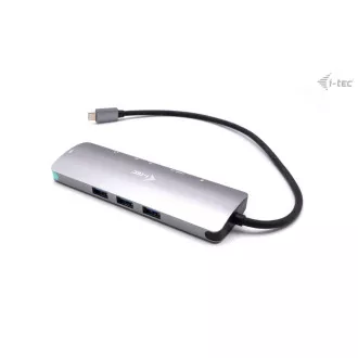 i-tec USB-C fém nano dokkolóállomás 4K HDMI LAN, Power Delivery 100W töltő 100W (csomag) i-tec USB-C fém nano dokkolóállomás 4K HDMI LAN, Power Delivery 100W töltő 100W (csomag)
