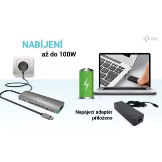 i-tec USB-C fém nano dokkolóállomás 4K HDMI LAN, Power Delivery 100W töltő 100W (csomag) i-tec USB-C fém nano dokkolóállomás 4K HDMI LAN, Power Delivery 100W töltő 100W (csomag)