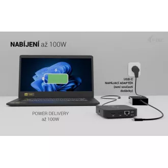 i-tec USB-C Dual HDMI dokkoló állomás Power Delivery 100W i-tec univerzális töltő 100W i-tec USB-C Dual HDMI dokkoló állomás Power Delivery 100W i-tec univerzális töltő 100W