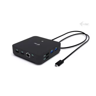 i-tec USB-C DP Dual HDMI dokkolóállomás, Power Delivery 100W