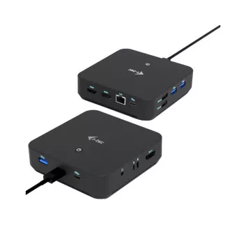 i-tec USB-C DP Dual HDMI dokkolóállomás, Power Delivery 100W