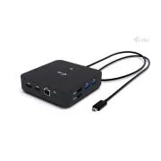 i-tec USB-C DP Dual HDMI dokkolóállomás, Power Delivery 100W