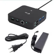 i-tec USB-C DP Dual HDMI dokkolóállomás, Power Delivery 100W   i-tec univerzális töltő 100W