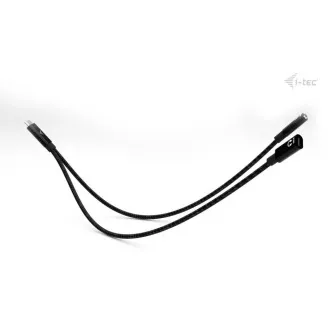 i-tec USB-C kábel elosztó Audio/Data, Power Delivery 100W