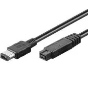PremiumCord FireWire 800 kábel,1,8m, 9pin-6pin