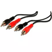 PremiumCord kábel 2x CINCH-2x CINCH M/M 3m