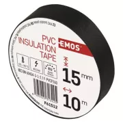 Emos PVC szigetelőszalag 15/10 fekete