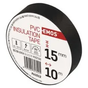 Emos PVC szigetelőszalag 15/10 fekete