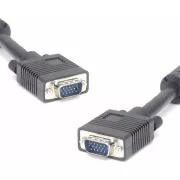 PremiumCord HQ monitor kábel (koax) 2x ferrit,SVGA 15p, DDC2,3xCoax 8 mag, 10m