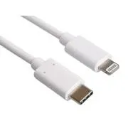 PremiumCord Lightning - USB-C™ USB töltő- és adatkábel MFi az Apple iPhone/iPad készülékhez, 1m