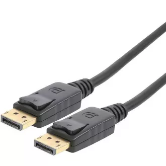 PremiumCord DisplayPort 2.0 csatlakozókábel M/M, aranyozott csatlakozók, 1m PremiumCord DisplayPort 2.0 csatlakozókábel M/M, aranyozott csatlakozók, 1m