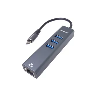 PremiumCord adapter USB-C Gigabit   3x USB 3.0-ra