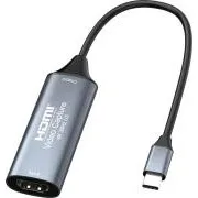 PremiumCord HDMI grabbber video/hangjelek átvitelére számítógépre USB 3.0 típusú c csatlakozóval rendelkező számítógéphez