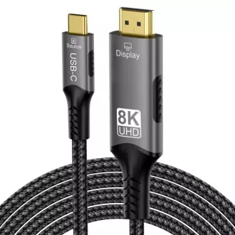 PremiumCord USB-C és HDMI kábel, 2m