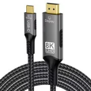PremiumCord USB-C és HDMI kábel, 2m