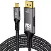 PremiumCord USB-C DP 1.4, 2m, 2m