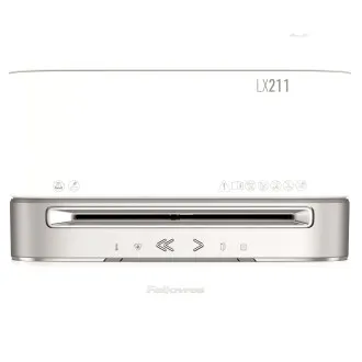 Fellowes iratmegsemmisítő LX 211 fehér Fellowes iratmegsemmisítő LX 211 fehér
