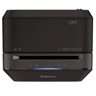 Fellowes iratmegsemmisítő LX 211 fekete Fellowes iratmegsemmisítő LX 211 fekete