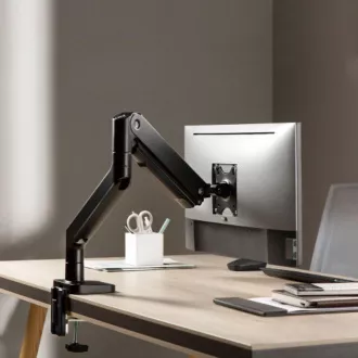Brateck LDT60-C012 Egykarú mechanikus rugós, nagy teherbírású monitor tartó