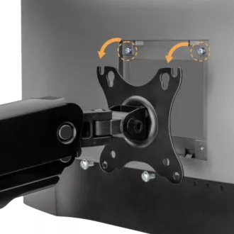 Brateck LDT60-C012 Egykarú mechanikus rugós, nagy teherbírású monitor tartó