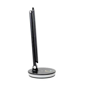 Platinet PDL400RGBB 12W dimmelhető LED asztali lámpa, érintésvezérléssel, USB porttal, fekete színben