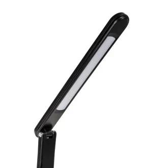 Platinet PDL400RGBB 12W dimmelhető LED asztali lámpa, érintésvezérléssel, USB porttal, fekete színben