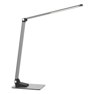 Platinet PDL509 LED asztali lámpa 10W, dimmelhető, érintésvezérlés, USB port, ALU