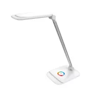 Platinet PDLQ60 18W-os dimmelhető LED asztali lámpa, érintésvezérléssel, USB porttal, fehér színben