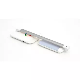 Platinet PDLQ60 18W-os dimmelhető LED asztali lámpa, érintésvezérléssel, USB porttal, fehér színben
