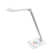 Platinet PDLQ60 18W-os dimmelhető LED asztali lámpa, érintésvezérléssel, USB porttal, fehér színben