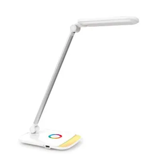 Platinet PDLQ60 18W-os dimmelhető LED asztali lámpa, érintésvezérléssel, USB porttal, fehér színben Platinet PDLQ60 18W-os dimmelhető LED asztali lámpa, érintésvezérléssel, USB porttal, fehér színben