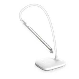 Platinet PDL6728 LED asztali lámpa 5W dimmelhető, beépített akkumulátor 2400mAh, USB port, fehér színű