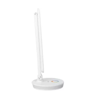 Platinet PDL400RGBW 12W dimmelhető LED asztali lámpa, érintésvezérléssel, USB porttal, fehér színben