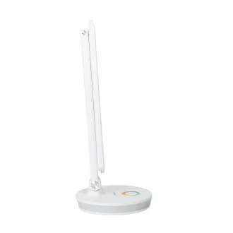 Platinet PDL400RGBW 12W dimmelhető LED asztali lámpa, érintésvezérléssel, USB porttal, fehér színben