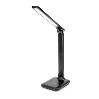 Platinet PDL194B Remus 5W dimmelhető LED asztali lámpa, érintésvezérléssel, USB porttal, fekete színben Platinet PDL194B Remus 5W dimmelhető LED asztali lámpa, érintésvezérléssel, USB porttal, fekete színben