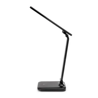 Platinet PDL194B Remus 5W dimmelhető LED asztali lámpa, érintésvezérléssel, USB porttal, fekete színben