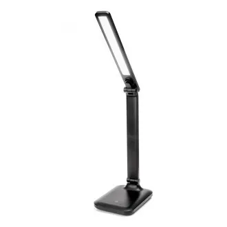 Platinet PDL194B Remus 5W dimmelhető LED asztali lámpa, érintésvezérléssel, USB porttal, fekete színben
