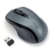Kensington Pro Fit/Ergonomikus/Optikai/jobbkezes/1 600 DPI/Vezeték nélküli USB/Fekete-ezüst