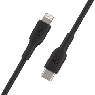 Belkin Lighting USB-C kábel, 2m, fekete