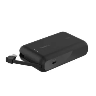 Belkin 10k powerbank PD 20W USB-C, fekete, fekete